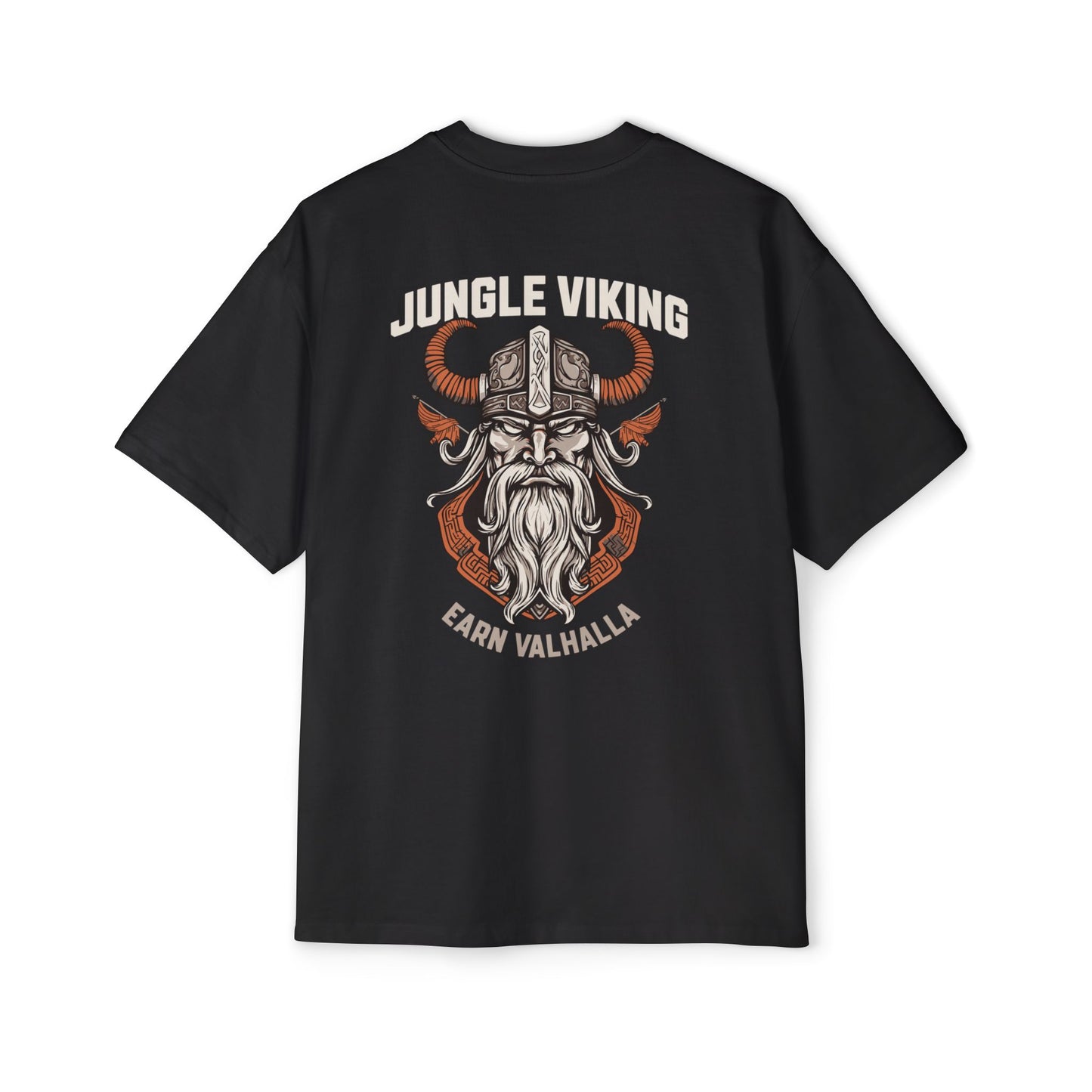 Jungle Viking Oversized Tee - Brown Viking