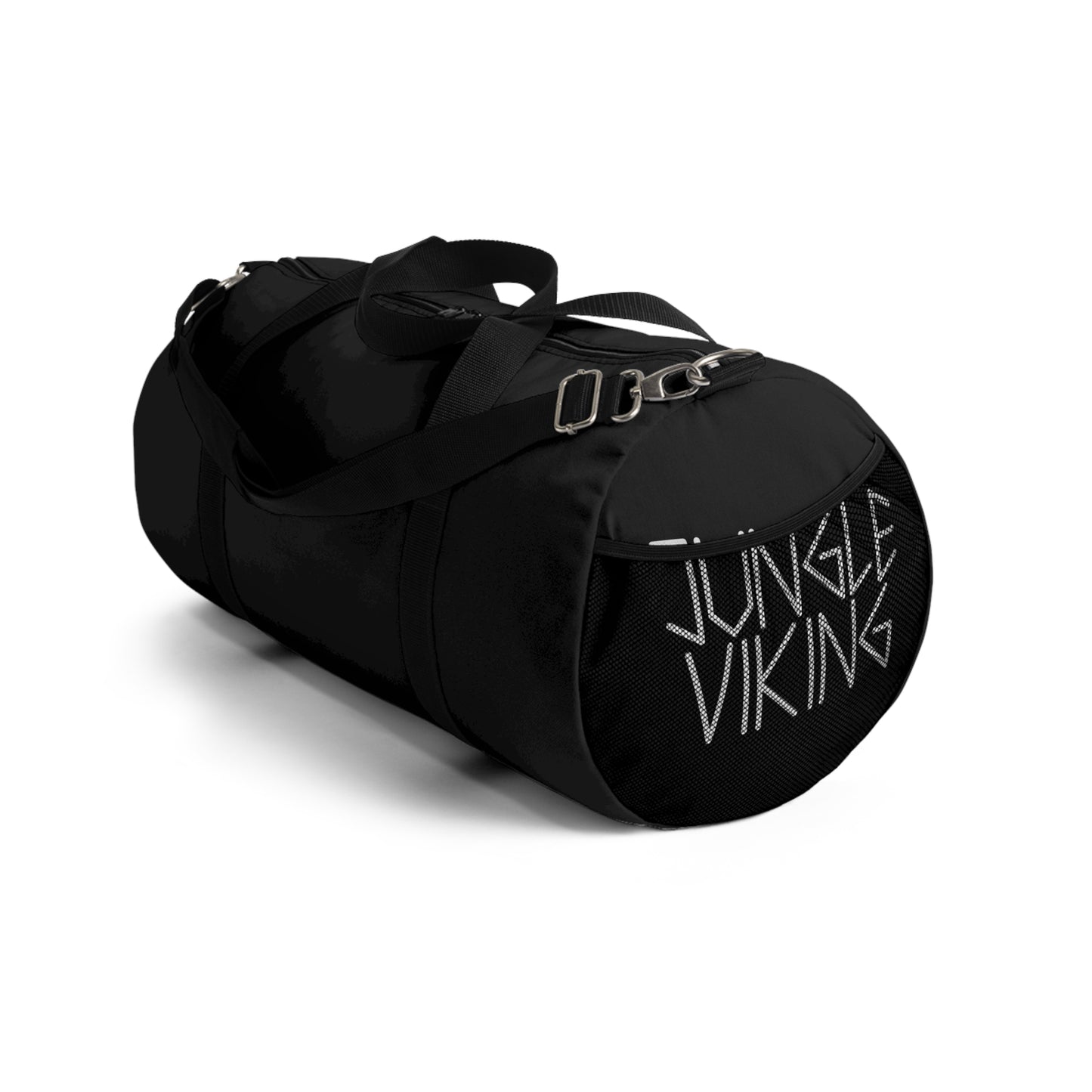 Jungle Viking Black Duffel Bag