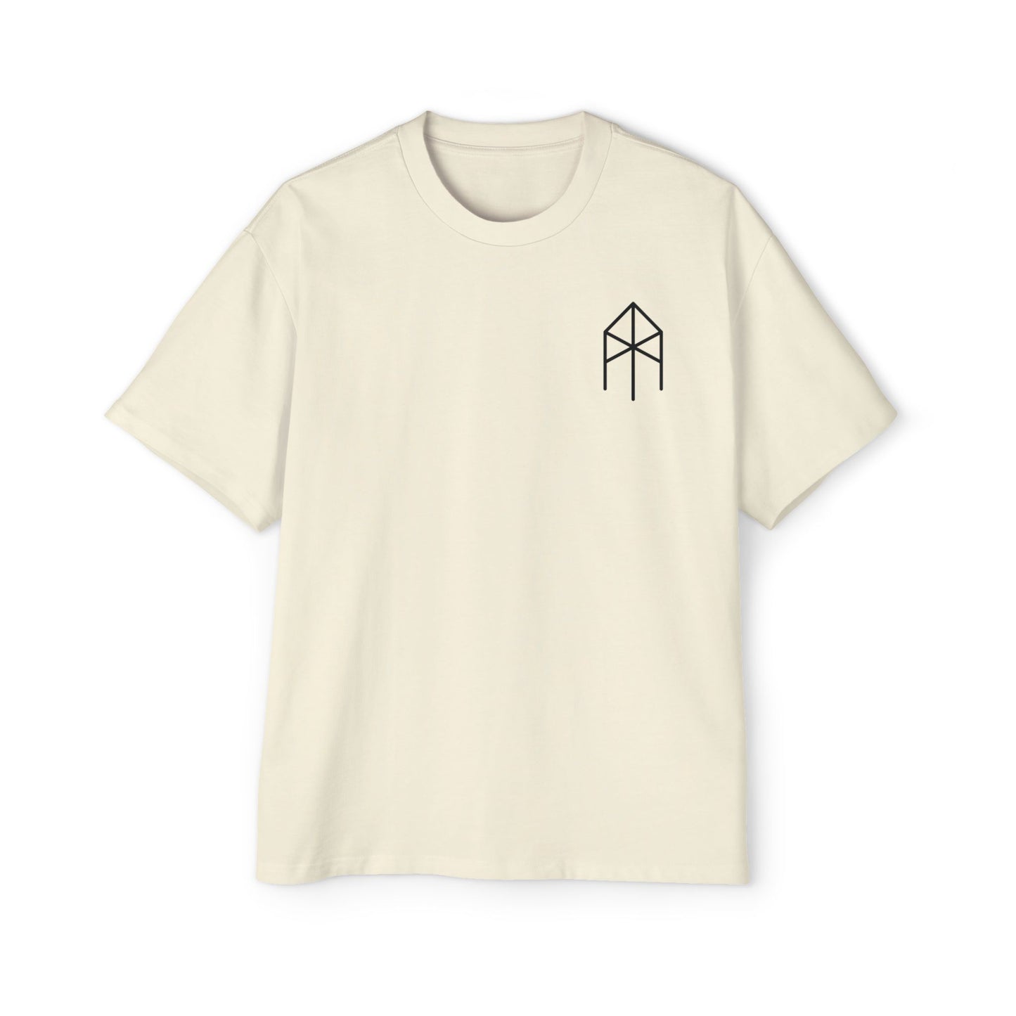 Jungle Viking Oversized Tee - Yellow lighting