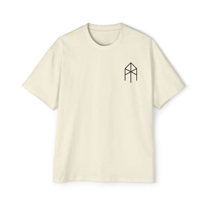 Jungle Viking Oversized Tee - Yellow lighting