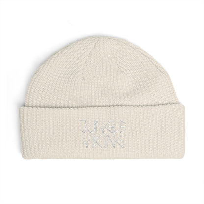 Jungle Viking Embroidered Cuff Beanie