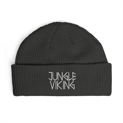 Jungle Viking Embroidered Cuff Beanie