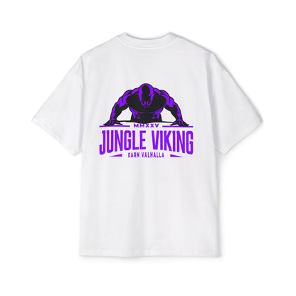 Jungle Viking Oversized Tee - Purple Pushup