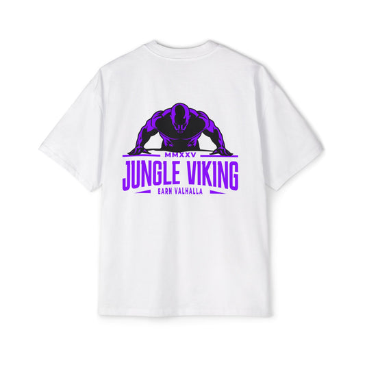 Jungle Viking Oversized Tee - Purple Pushup