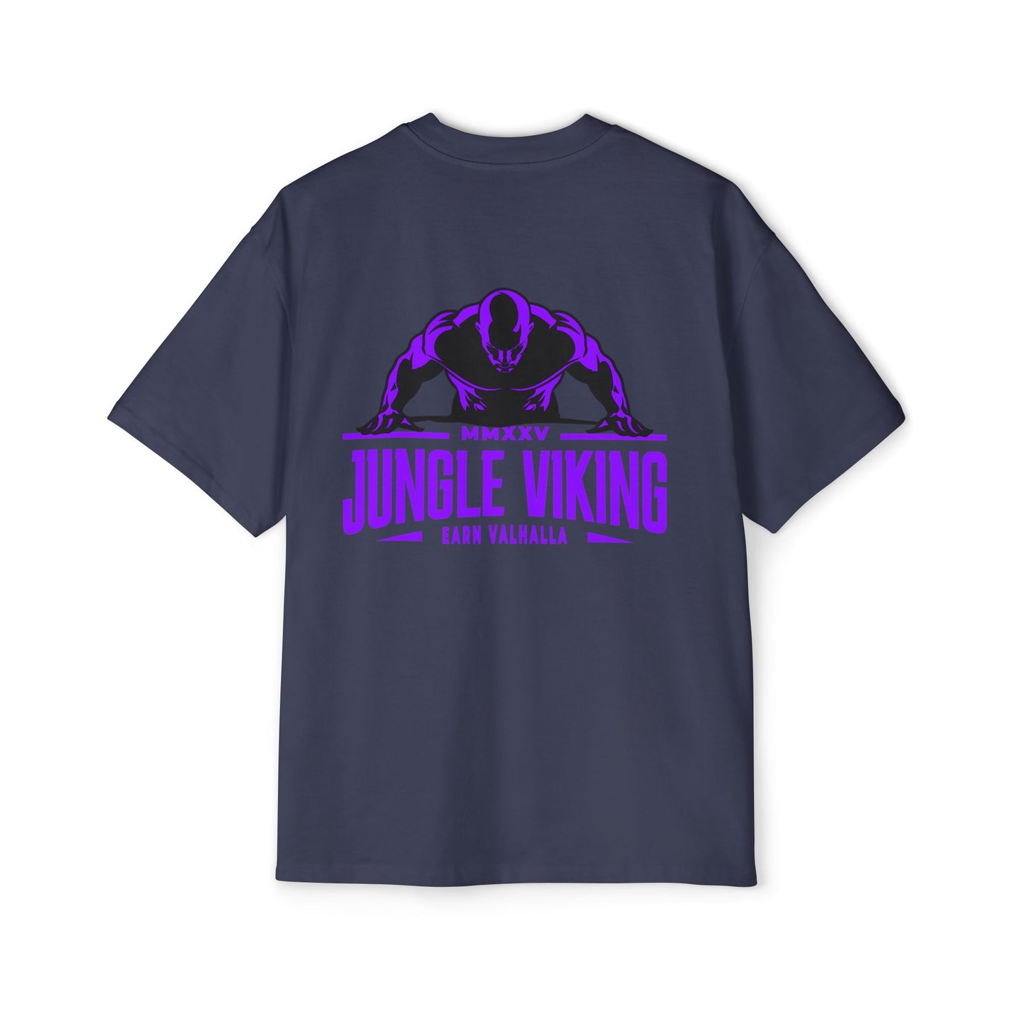 Jungle Viking Oversized Tee - Purple Pushup