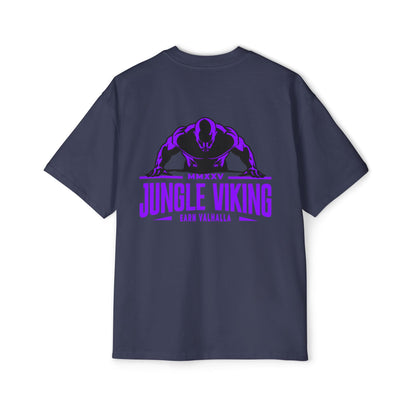 Jungle Viking Oversized Tee - Purple Pushup