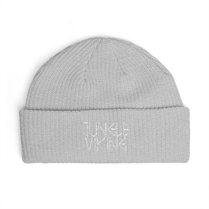 Jungle Viking Embroidered Cuff Beanie