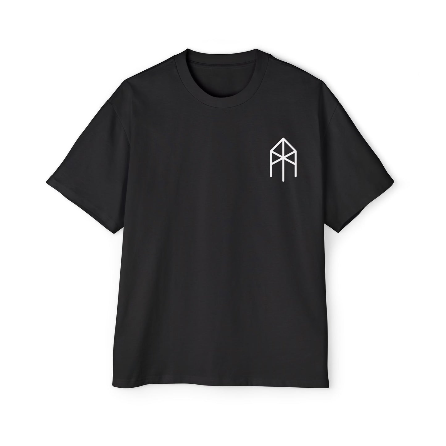 Jungle Viking Oversized Tee - Green logo and lighting bolts