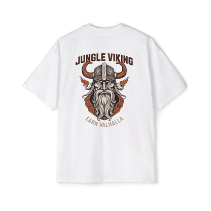Jungle Viking Oversized Tee - Brown Viking