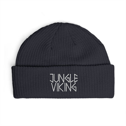 Jungle Viking Embroidered Cuff Beanie