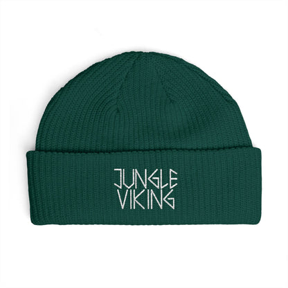 Jungle Viking Embroidered Cuff Beanie