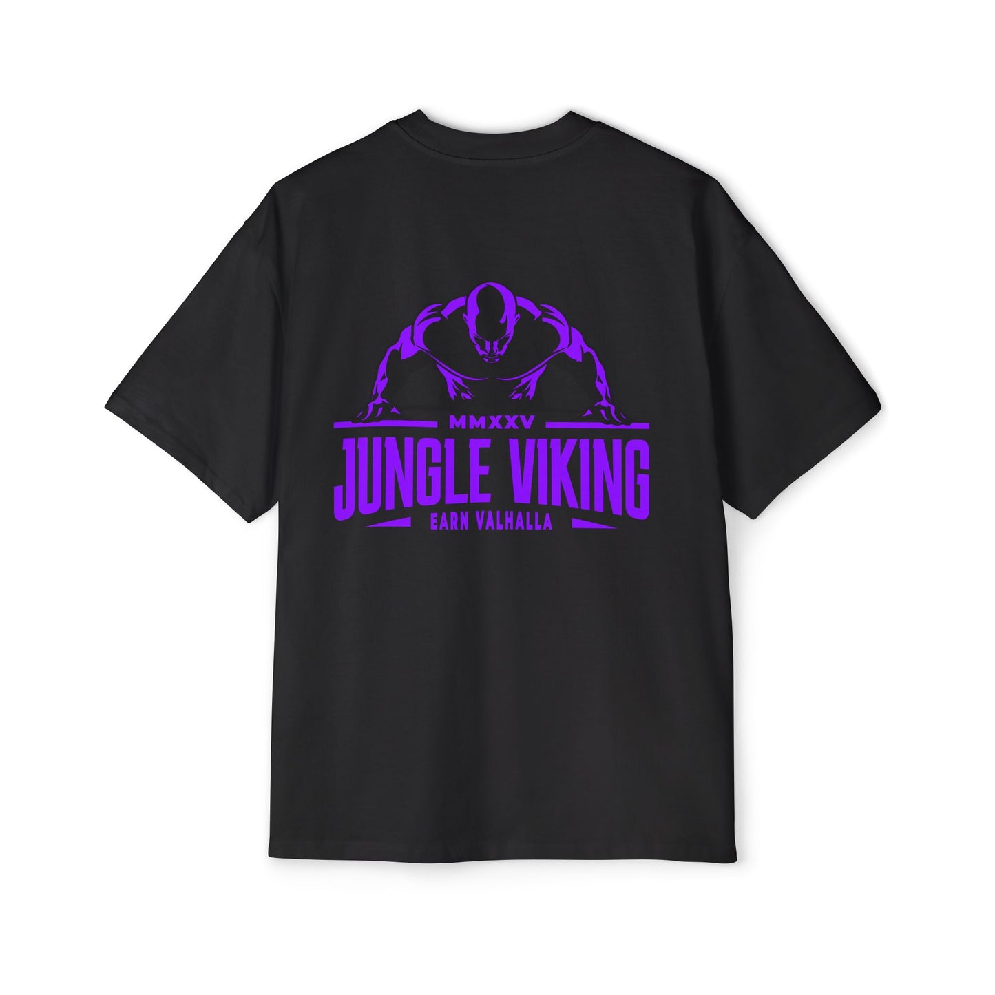 Jungle Viking Oversized Tee - Purple Pushup