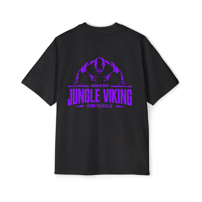 Jungle Viking Oversized Tee - Purple Pushup